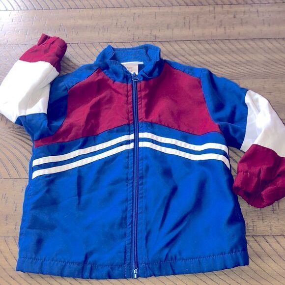 Classic Fleecelined ⛵️ Windbreaker 2 pockets Zip up. Soft! - Picture 1 of 17